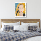 Blondie Canvas Afdruk (Insitu (Slaapkamer))