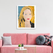 Blondie Canvas Afdruk (Insitu (Woonkamer))