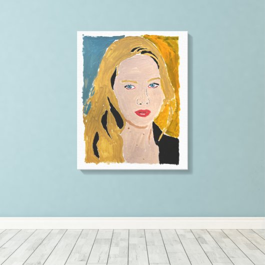 Blondie Canvas Afdruk (Insitu (Houten vloer))