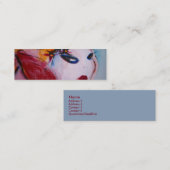 "Blondie & I" Mini Visitekaartje (Voorkant / Achterkant)