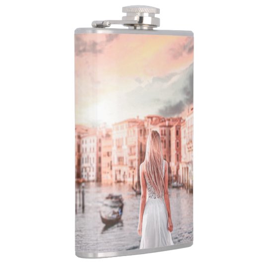 Blondie in Romantic Venetië Heupfles (Rechts)