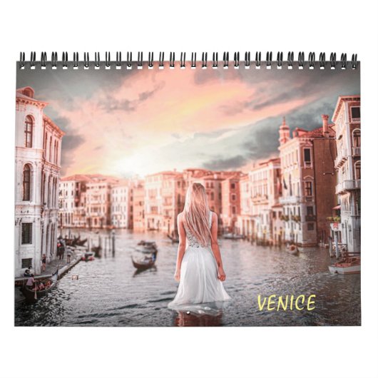 Blondie in Romantic Venetië Kalender (Hoes)