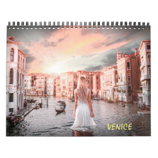 Blondie in Romantic Venetië Kalender