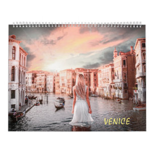 Blondie in Romantic Venetië Kalender