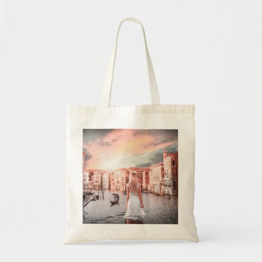 Blondie in Romantic Venetië Tote Bag (Voorkant)