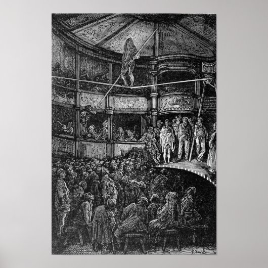 Blondin op Shoreditch Poster (Voorkant)