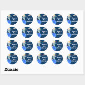 Blondine Astronaut Boy Party Favor Labels (Vel)