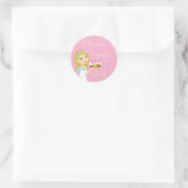 Blondine Baker Cupcake D12 Product Prijs Stickers  (Tas)