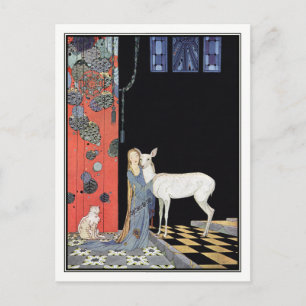 Blondine door Virginia Frances Sterrett Briefkaart