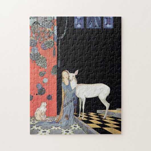 Blondine door Virginia Frances Sterrett Legpuzzel (Verticaal)