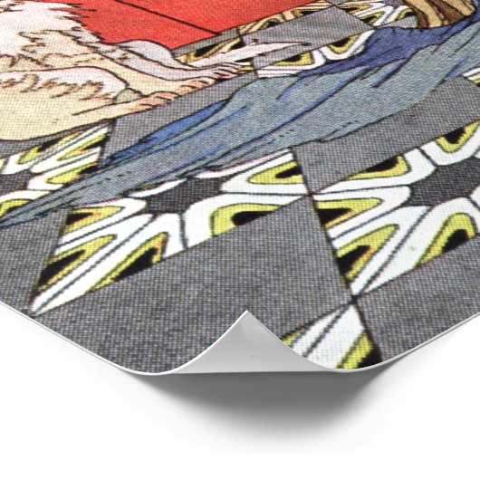 Blondine door Virginia Frances Sterrett Poster (Hoek)