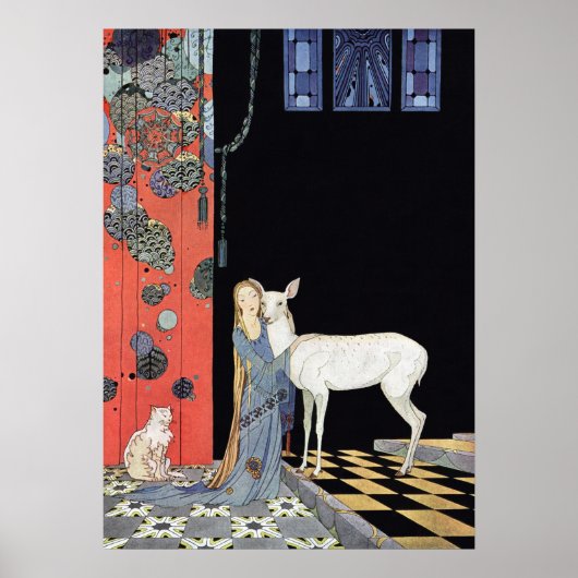Blondine door Virginia Frances Sterrett Poster (Voorkant)