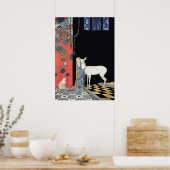 Blondine door Virginia Frances Sterrett Poster (Keuken)