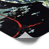 Blondine en de schildpad van Virginia Sterrett Poster (Hoek)