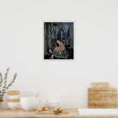 Blondine en het sprookje van de Tortoise Poster (Keuken)