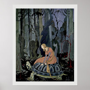Blondine en het sprookje van de Tortoise Poster