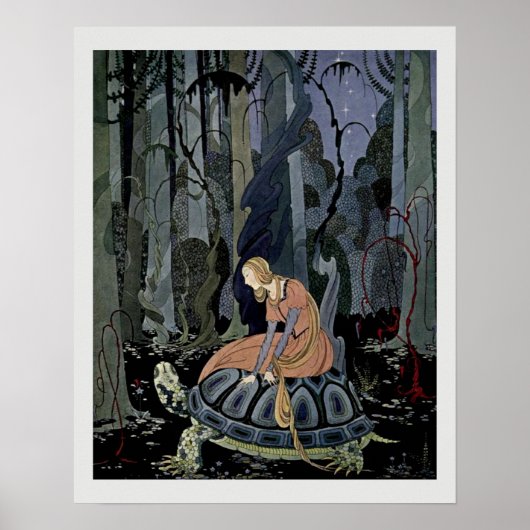 Blondine en het sprookje van de Tortoise Poster (Voorkant)