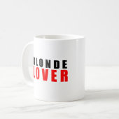 Blondine lover koffiemok (Voorkant links)