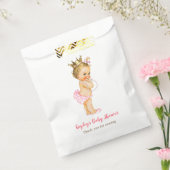 Blondine Princess Baby shower / Verjaardagsgunstta Bedankzakje (Gezegeld)