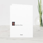 "Blondine Rook" Blank Wenskaart Kaart (Achterkant)