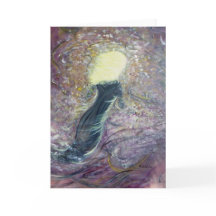 "Blondine Rook" Blank Wenskaart