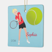 Blondine Tennisser Keepsake Ornament (Links)