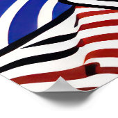 Blondine Vrouw Pop Kunst Poster (Hoek)