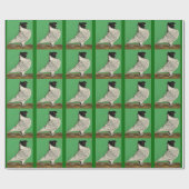 Blondinette Frill Pigeon Cadeaupapier (Vlak)