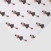 Blondje Afstuderen: "Ik heb het gedaan!" Tissue Pa Tissuepapier (Detail)