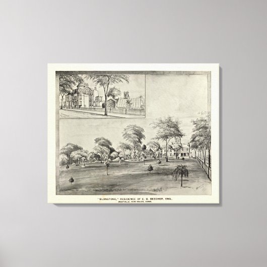 Blonstone, Westville Canvas Afdruk (Voorkant)