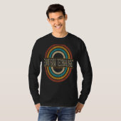 Blood Bank Technoloog Retro T-shirt (Voorkant volledig)