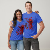 Blood Bloody Splatter Halloween Blood Stained funn T-shirt (Unisex)