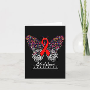 Blood Cancer Awareness Butterfly Lovers geschenken Kaart