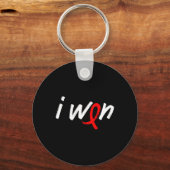 Blood Cancer Awareness - Ik won Survivor Fighter Sleutelhanger (Voorkant)