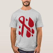 Blood cancer awareness t-shirt (Voorkant)