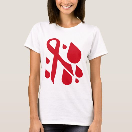 Blood cancer awareness t-shirt (Voorkant)