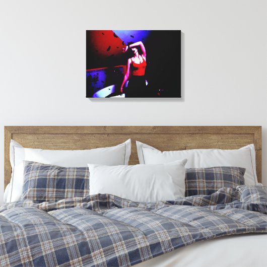 BLOOD CANVAS AFDRUK (Insitu (Slaapkamer))