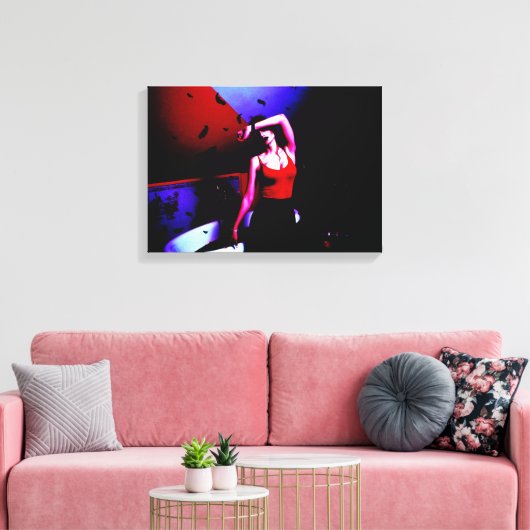 BLOOD CANVAS AFDRUK (Insitu (Woonkamer))