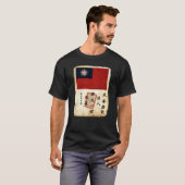 Blood Chit WWII Militaire Geschiedenis Blood Chit T-shirt (Voorkant volledig)