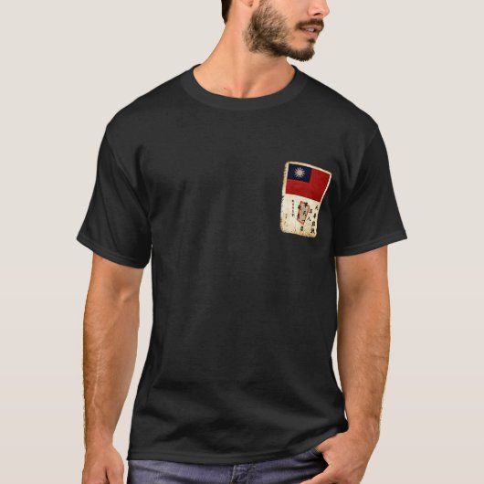 Blood Chit WWII Militaire Geschiedenis Blood Chit T-shirt (Voorkant)