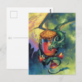 Blood Dragon-Briefkaart | Fierce Dragon Illustrati Briefkaart (Voorkant / Achterkant)