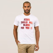 Blood for you Rouge TRANS PNG T-shirt (Voorkant volledig)