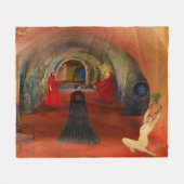  Blood is Life Fleece Deken (Voorkant (Horizontaal))