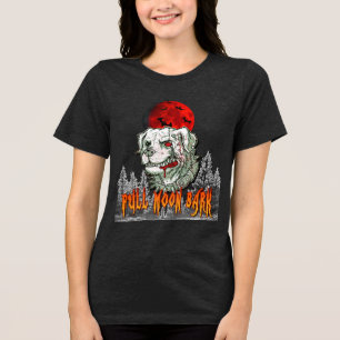 Blood Moon Bark – Zombie Dog Halloween Shirt