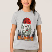 Blood Moon Bark – Zombie Dog Halloween Shirt (Voorkant)