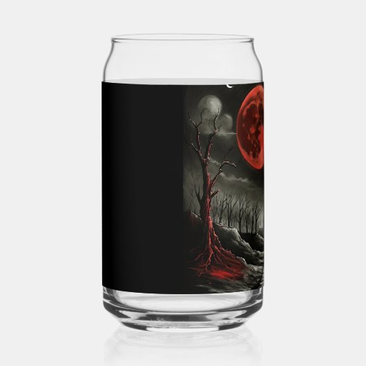 Blood moon  blikvorm glas (Rechts)