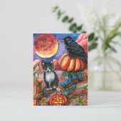 Blood Moon Briefkaart (Staand voorkant)