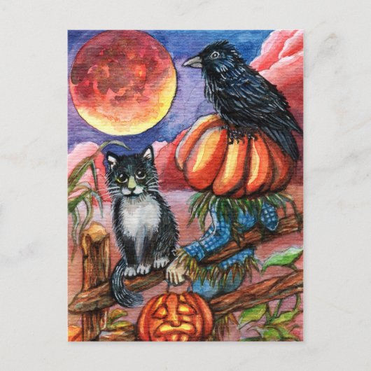 Blood Moon Briefkaart (Voorkant)