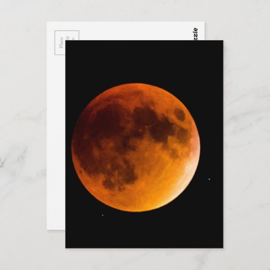 Blood Moon Briefkaart (Voorkant / Achterkant)