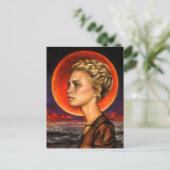 Blood Moon Briefkaart (Staand voorkant)